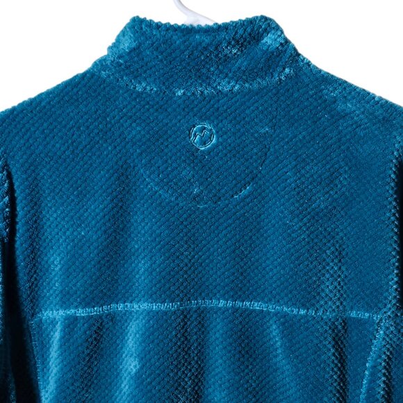 Magellan Outdoors Pullover Men's 1X Teal Fleece Quarter Zip Jacket Fishing - Picture 7 of 11